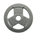 Corps de fitness Buding Buding Olmic Cast Iron Ring Tri Grip Gym Plaques de poids 10 lb 15lb 25lb 35lb 45lb 55 lb